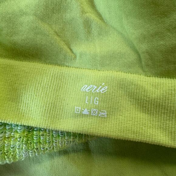 Aerie Seamless Ring Longline Bralette - Vibrant Mint Green NWT Large - Picture 7 of 8